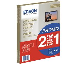 Epson Premium Foto Brillante A4 15 hojas - 2 paquetes