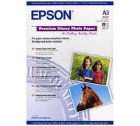 Epson Premium Glossy Photo Paper 255 g, A3 - 20 hojas