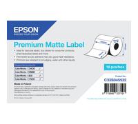 Epson - Premium Matte Label - Die-cut Roll: 102mm x 76mm, 440 labels
