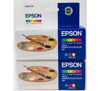 Epson S020138 Cartucho Ink Jet Original Color Stylus Color 300 ( X 2 Embalaje