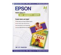 Epson S041106 papel para inyección de tinta Photo Quality autoadhesivo | 167 gramos | A4 | 10 hojas