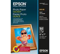 Papel fotográfico brillante de Epson (127 x178 mm), 200 g/m², 50 hojas