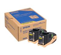 Epson S050606 Pack doble toner amarillo (original)