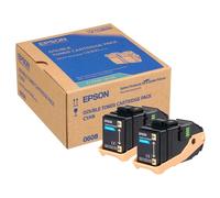 Epson S050608 Pack: 2 toner Cian (2X S050604)