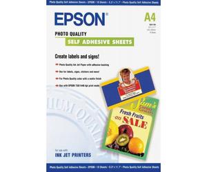 Epson Self-Adhesive Photo Paper - A4 - 10 hojas
