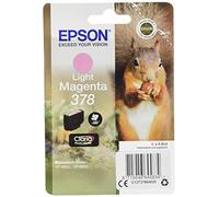 Epson singlepack light magenta 378 claria photo hd ink - cartucho de t