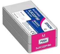 Epson sjic22p(m): ink cartridge for colorworks c3500 (magenta)