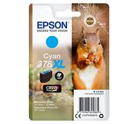 Epson Squirrel Claria Photo - Tinta de alta definición (378XL), color cian
