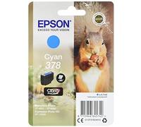 Epson squirrel singlepack cyan 378 claria photo hd ink