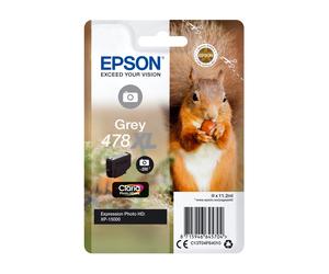 Epson Squirrel Singlepack Grey 478XL Claria Photo HD Ink