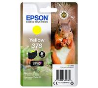 Epson squirrel singlepack yellow 378 claria photo hd ink