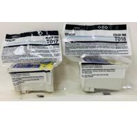 Epson T017+ T018 Cartucho Ink Jet Original Negro+Color Stylus Color 680/685