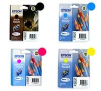 Epson T032X (negro+cian+magenta+amarillo)