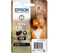 Cartucho de tinta epson c13t04f64010 singlepack gris 478xl claria photo hd ink