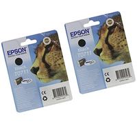 Epson Giraffe Doble juego de cartuchos Negro T0711H Tintas DURABrite Ultra
