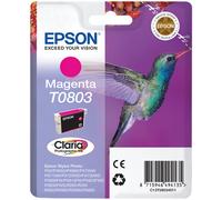 Epson T0803 - Cartucho de tinta, magenta válido para los modelos Stylus Photo RX685, RX585, R285, PX710W, PX700W, PX660, PX650, P50 y otros