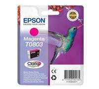 Epson T0803 - Cartucho de tinta, magenta válido para los modelos Stylus Photo RX685, RX585, R285, PX710W, PX700W, PX660, PX650, P50 y otros
