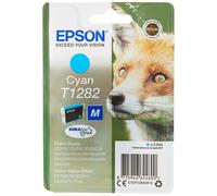 Epson T1282 Cyan Fox Genuine, DURABrite Ultra Ink Cartridge Cyan Standard