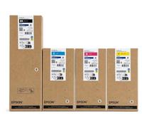 Epson T13L1, T13L2, T13L3, T13L4 XL - Cartuchos de tinta para Workforce Pro EM-C8100RDWF, EM-C8101R/RDWF