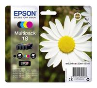 4x Original Epson 18 Cartuchos de Tinta XP102 XP202 XP212 XP215 XP302 XP305 Home