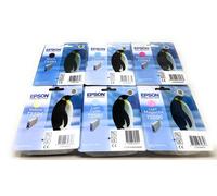 Epson T5591 T5592 T5593 T5594 T5595 T5596 6 Cartuchos Para Stylus Photo RX700