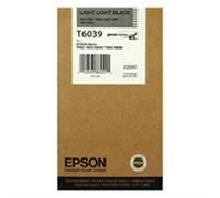 Epson Cartucho de tinta T6039 – Gris claro 220 ml para Stylus Pro 7880/9880