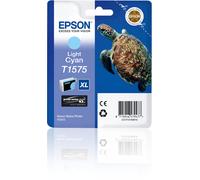Epson turtle cartucho t1575 cian claro