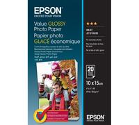 Epson - Value Glossy Photo Paper - 10x15cm - 20 Hojas