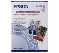 Epson Papel acuarela blanco, DIN A3+, 190 g/m², 20 hojas ( C13S041352 )