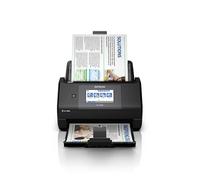 Epson Workforce ES-590W - Escáner de Color de alimentación automática de Alta Velocidad con Wi-Fi y Pantalla táctil y Software OCR