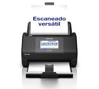 Epson Workforce ES-590W Escáner Wi-Fi | 45 ppm / 90 ipm | Alimentador automático de Documentos de 100 Hojas | Pantalla táctil 10,9 cm | Color | Escaneo inalámbrico a múltiples destinos | A4