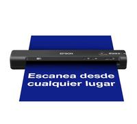 Epson WorkForce ES-60W, Escáner Portátil Inalámbrico con WiFi, Carga por USB, Conectividad por WiFi o USB
