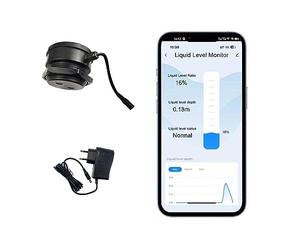 EPTTECH Smart TLC 2206 WiFi Tank Monitor Indicador de Nivel de líquido Controlador de Nivel Sensor de Nivel de Agua Remoto Tuya Detector de Nivel de líquido Inteligente