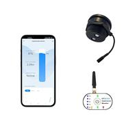 EPTTECH Smart TLC2206P - Pantalla telecomunicador Tuya Smart Life Mobile APP Agua Líquido Aceite Nivel de Combustible Control Sensor Sensor Alarma Inteligente Indicador Exterior Impermeable IP67