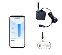 EPTTECH Smart TLC2326P Tuya Smart Life Aplicación móvil para líquidos, agua, aceite, nivel de combustible, monitor de tanque, controlador de sensor, alarma inteligente, pantalla exterior, impermeable