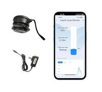 EPTTECH TLC2206 Tuya Smart Life Mobile App inalámbrico WiFi Remoto ultrasónico sin Contacto al Aire Libre Impermeable IP67 líquido Agua Aceite Nivel de Combustible Tanque Monitor Sensor Controlador