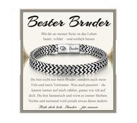 EPVID Pulsera de acero inoxidable con grabado para papá, hermano, hijo, tío, papá, tío, regalo para el día del padre, día del hombre, ideas de regalo para hijo, hermano, cumpleaños, Navidad