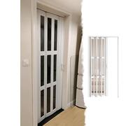 EPYBJYWQ Puertas plegables retráctiles - 40 80 90 pulgadas de altura, Puerta corredera con cerraduras magnéticas, Puerta Divisora Temporal de Habitación(60cmx101cm/23.6inx40in)