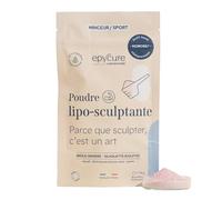 EPYCURE - Polvo Lipo esculpiente - 100% natural - Silueta y tono muscular - Morosil 400 mg, BCAA, Guarana - 1 mes - Vegano - Fabricado en Francia