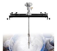 EpyGnom Agitador Neumático para Contenedores IBC (265 Galones) con Bastidor Telescópico e Impulsor Plegable De Acero Inoxidable; Equipo para Mezclar Pintura o Disolver Tintas 1/2HP-3Cylinder