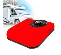 EpyGnom Aire Acondicionado Caravana Frio 12 V/24 V, Unidad Eléctrica de Aire Acondicionado de Techo, Refrigeración Silenciosa para Camiones, RV, Montacargas, Vehículos de Construcción Red-24V