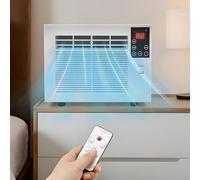 EpyGnom Aire Acondicionado Móvil 2 en 1 Humidificador Pequeño para Dormitorio Salón Oficina Climatizador Portatil Frio Silencioso para Coche Camper con Control Remoto Sin Instalación