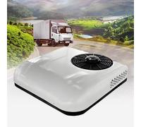 EpyGnom Aire Acondicionado para Autocaravanas, Refrigeración, Aire Acondicionada de Techo, Control Remoto, Silenciosa para Furgonetas, Excavadoras, Caravanas, Barcos y Remolques de Viaje White-12V