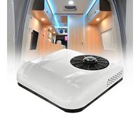 EpyGnom Aire Acondicionado para Autocaravanas, Ultrasilencioso, Sin Conductos, con Control Remoto, Compresores Sin Escobillas, Calefacción y Refrigeración Rápida para Remolques de Viaje White-12V