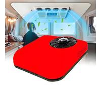 EpyGnom Aire Acondicionado Portátil de Techo para Autocaravanas, Unidad de Aire Acondicionado para Caravanas con Control Remoto, Enfriamiento Silencioso para Remolques, Quintas Ruedas Red-12V