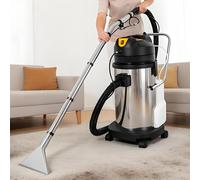 EpyGnom Aspiradora en Seco y Húmedo 2 en 1 para Limpieza de Pisos, Limpiador De Alfombras Comercial, Inoxidable Industrial Aspirador Profesional para Cortinas, Sofás y Alfombras 20L