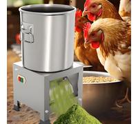 EpyGnom Cortadora de Verduras Comercial, Picadora y Trituradora de Forraje para Ganado, de Acero Inoxidable de Alta Resistencia, para Procesamiento de Alimento para Aves de Corral 2500W