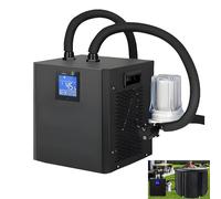 EpyGnom Enfriador de Baño de Hielo de 1/3 HP para Bañeras Sistemas de Enfriamiento de Agua Fría por Inmersión con Filtro Externo Bomba Sumergible Control Remoto Terapia de Recuperación