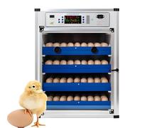 EpyGnom Incubadoras de Huevos Volteador Automático Control de Temperatura y Humedad Criadora para Pollitos Aves de Corral para Gansos Patos Pavos Codornices Loros Palomas 272eggs