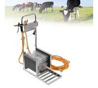 EpyGnom Lavadora Automática de Botas para Granjas Ganaderas: Cepillo Limpiador y Raspador con Pistola de Agua A Presión, Eliminación de Barro; para Granjas, Ranchos y Obras de Construcción